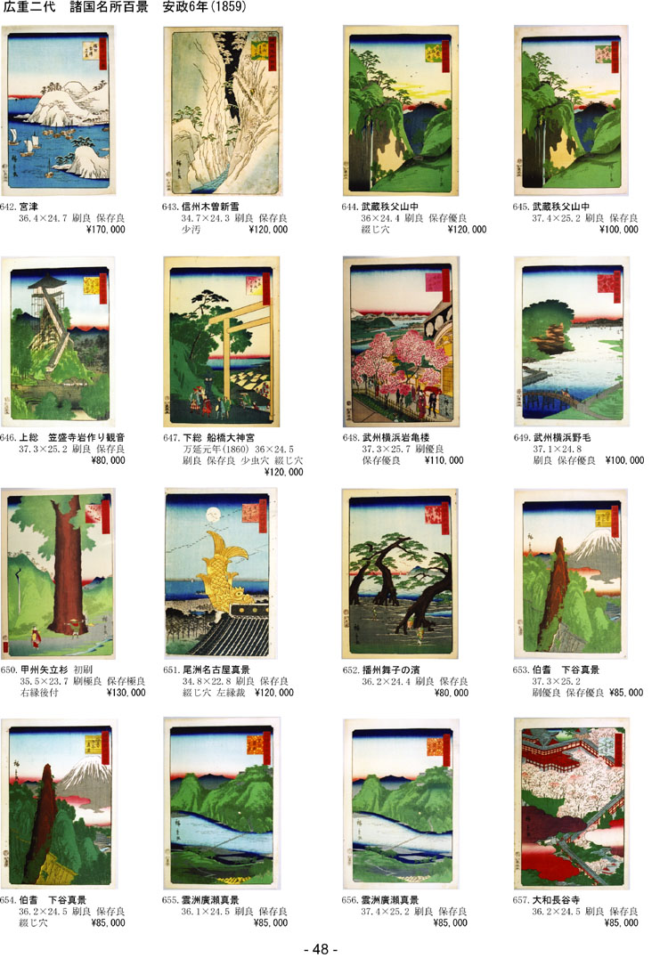 広重二代 諸国名所百景